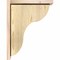 Ekena Millwork Carmel Rough Sawn Corbel w/Backplate, Douglas Fir, 6"W x 14"D x 18"H COR06X14X18CAR01RDF - alternate 4